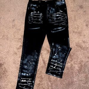 Premium Denim Men’s Black Slim Fit Jeans